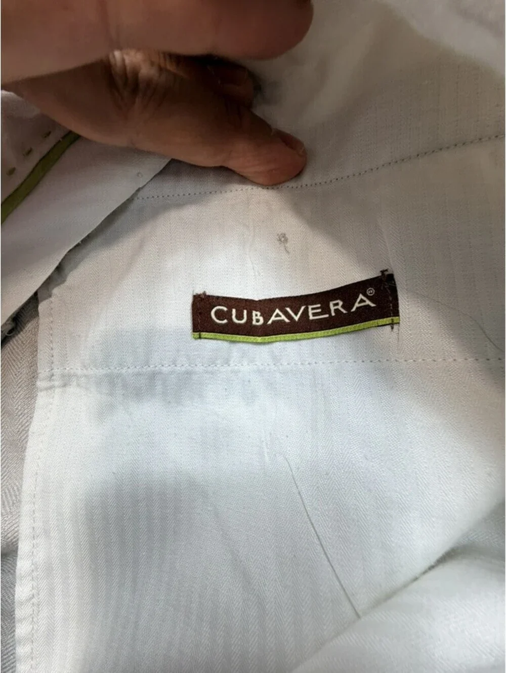 Cubavera Mens Pleated Pants 36x30 Beige Linen Blend Lightweight Summer